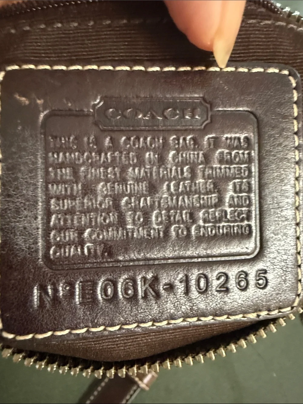 Coach crossbody signature